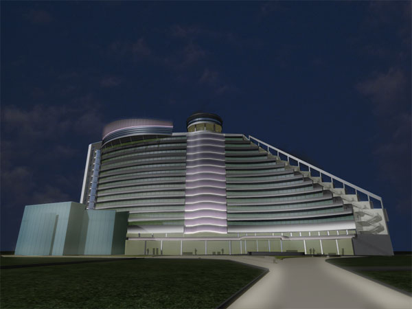 beach hotel baku_external facade