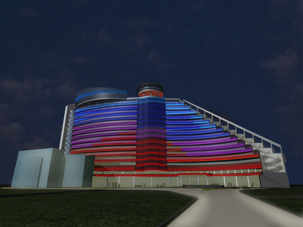beach hotel baku_external facade