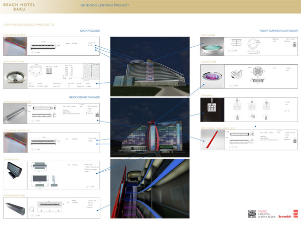 beach hotel baku_lighting fixtures list